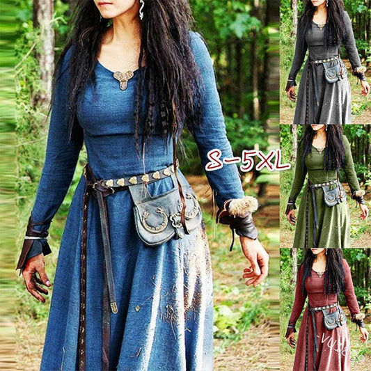 Medieval Long Sleeve Dress - Puritific