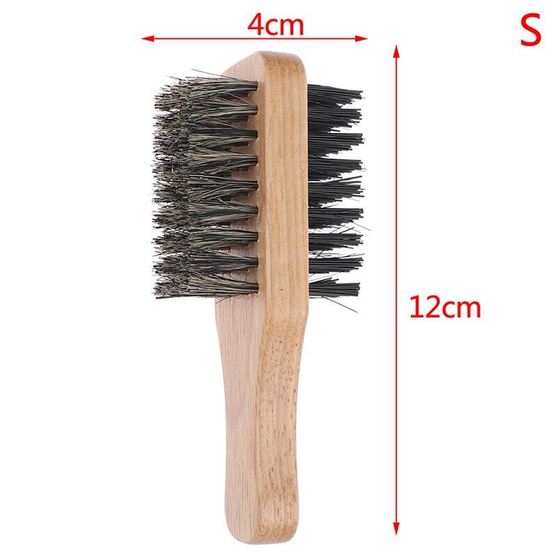 Men Boar Bristle Wooden Hair Brush - Puritific