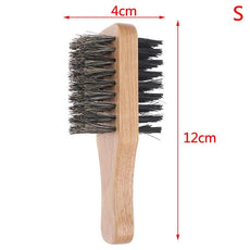 Men Boar Bristle Wooden Hair Brush - Puritific