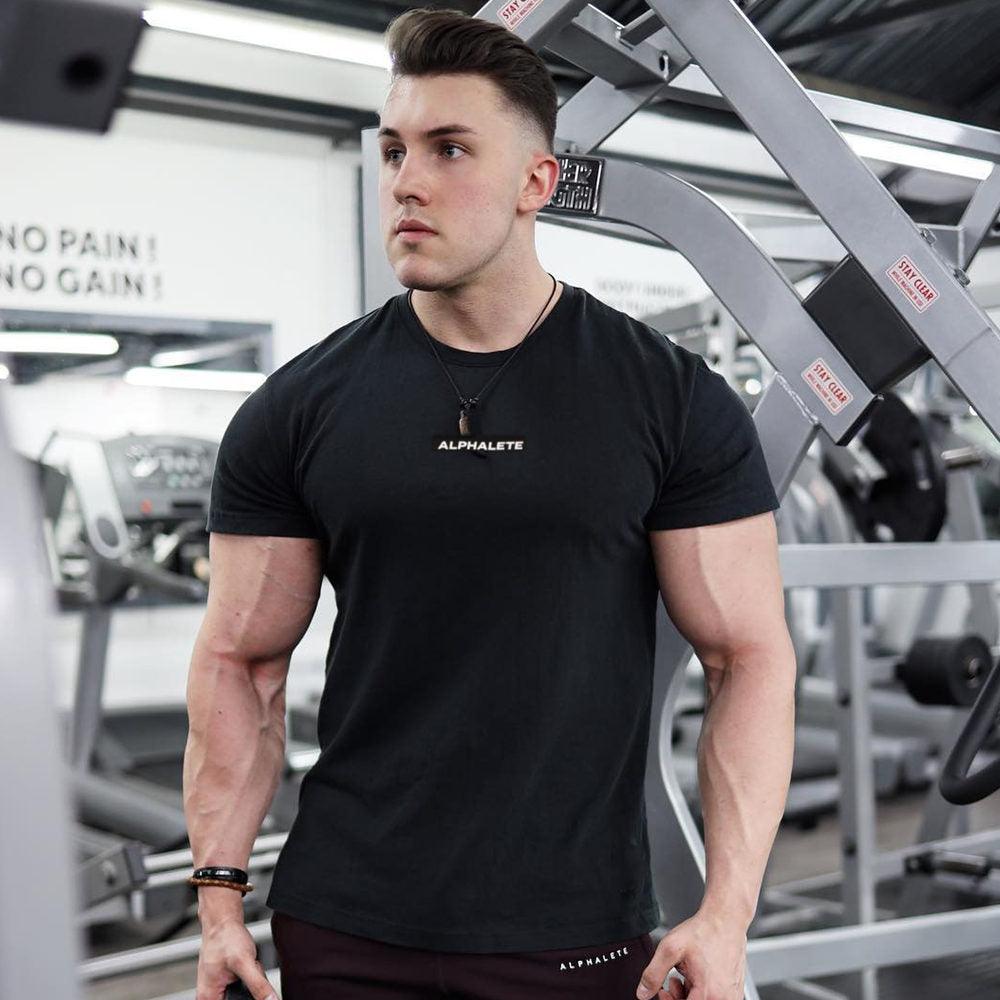 Men Fitted Gym T-Shirt - Puritific