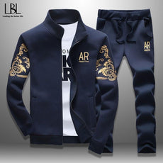 Men's Zipper Sweat Suit Set - Puritific