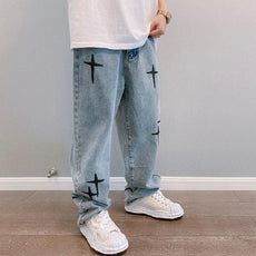 Men Straight Loose Wide-leg Pants - Puritific