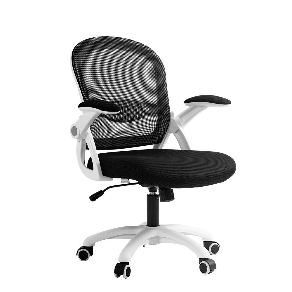 Mesh Office Chair Mid Back Black-0