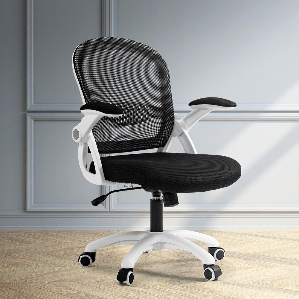 Mesh Office Chair Mid Back Black-7