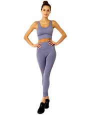 Mesh Seamless Set - Grey Purple - Puritific