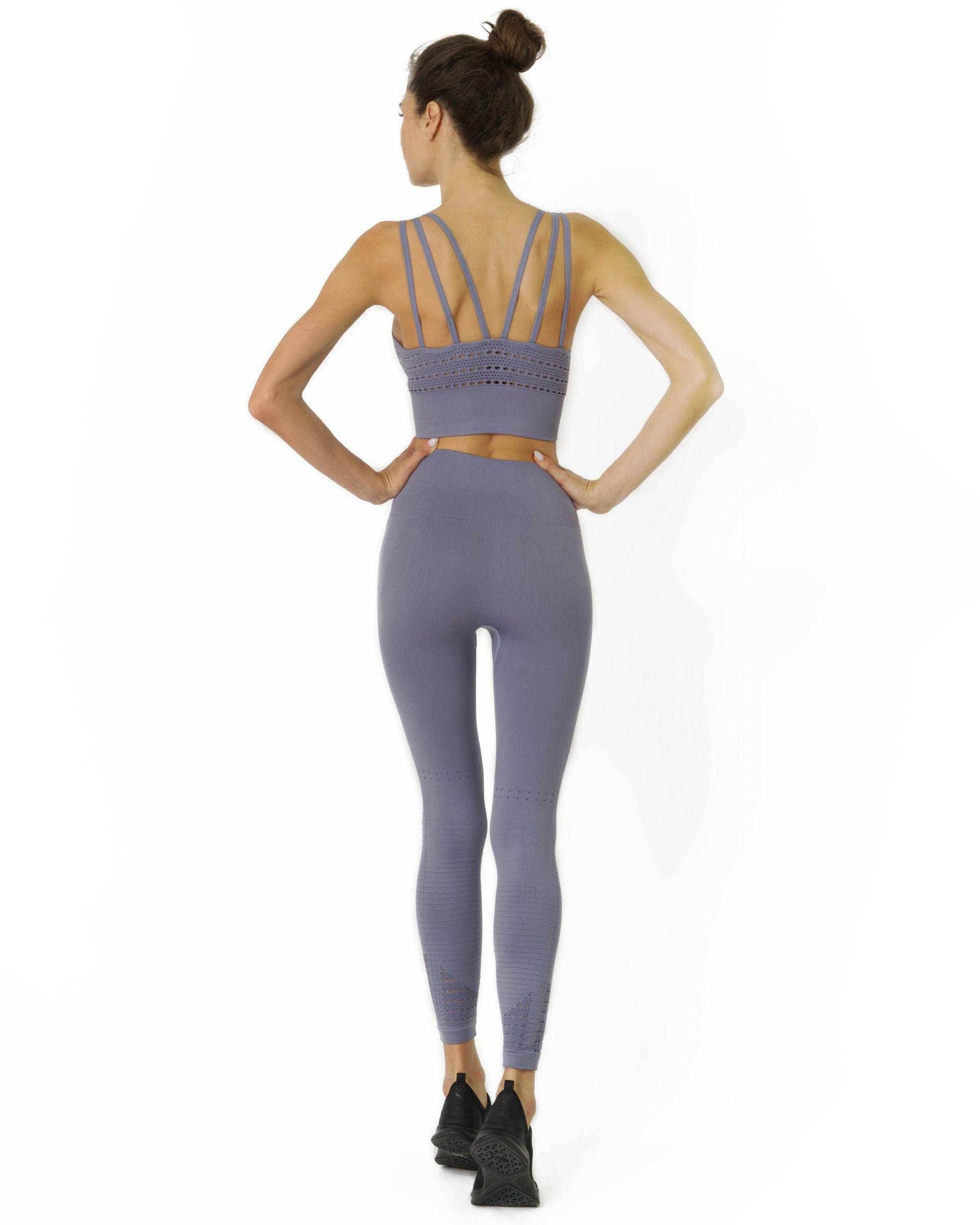 Mesh Seamless Set - Grey Purple - Puritific