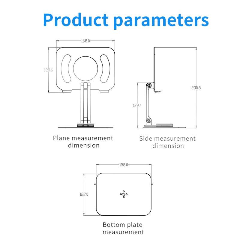 Metal 360° Rotation Flexible Tablet Stand - Puritific