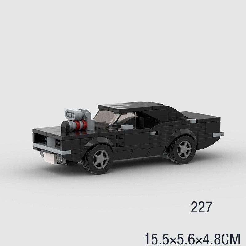 MOC Black Lego Model Cars - Puritific