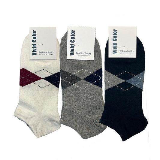 Modern Argyle Mens Socks-0