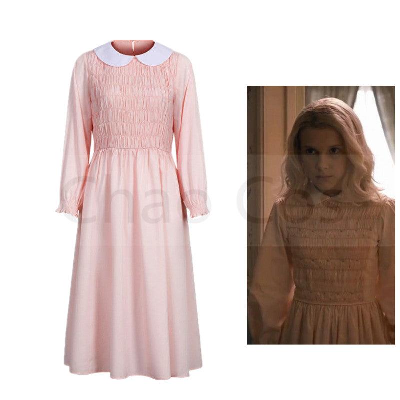 Movie Stranger Things Eleven Cosplay Costumes - Puritific