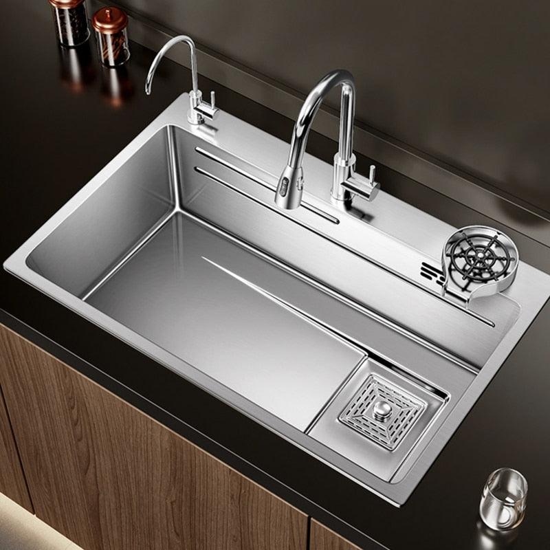 Multiple Size Nano 304 stainless steel kitchen sink - Puritific