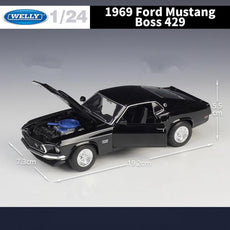 Mustang Boss 429 Alloy Sports Car Model - Puritific