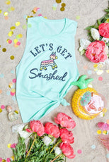 My Final Fiesta | Let's Get Smashed - Mexico Theme Muscle Tanks - Puritific