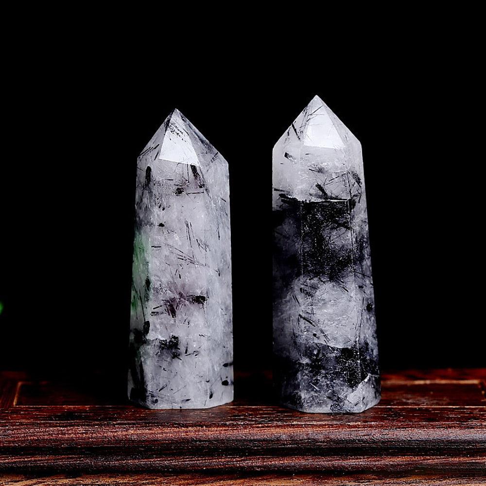 Natural Black Tourmaline Quartz - Puritific