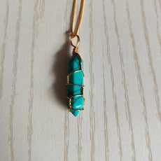 Natural Stone Pendant Necklace - Puritific