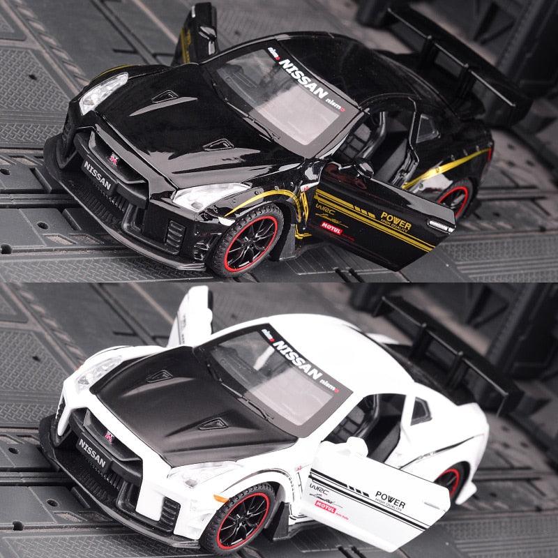 New 1:32 NISSAN GTR GT-R R35 Alloy Car Model - Puritific