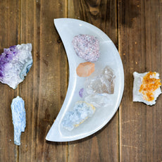 NEW Selenite Moon Bowls - Puritific