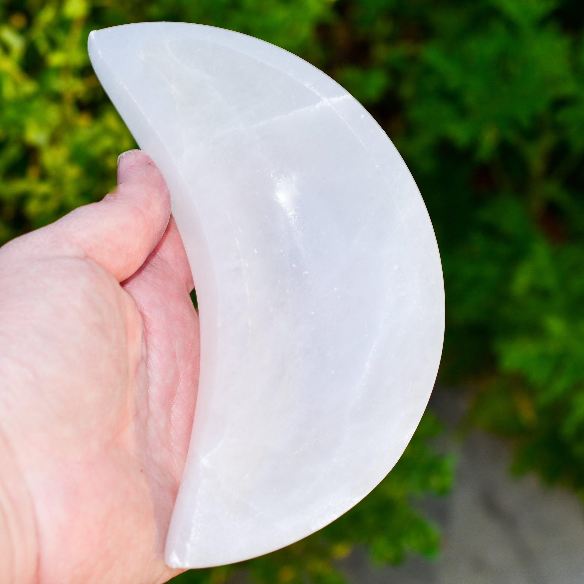 NEW Selenite Moon Bowls - Puritific