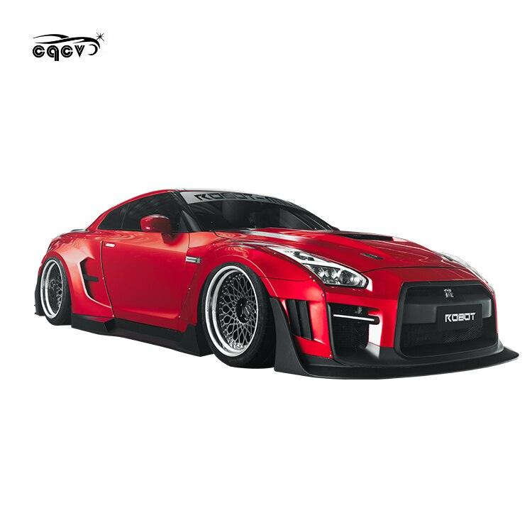 Nissan GT-R R35 Robot design wide body kit - Puritific