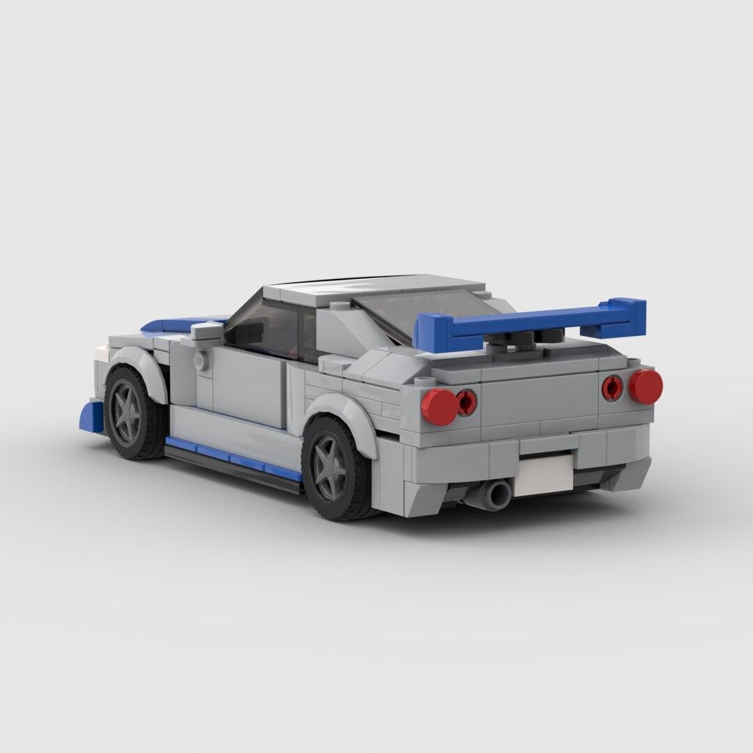 Nissan GTR R34 Sports Car Brick Toy - Puritific