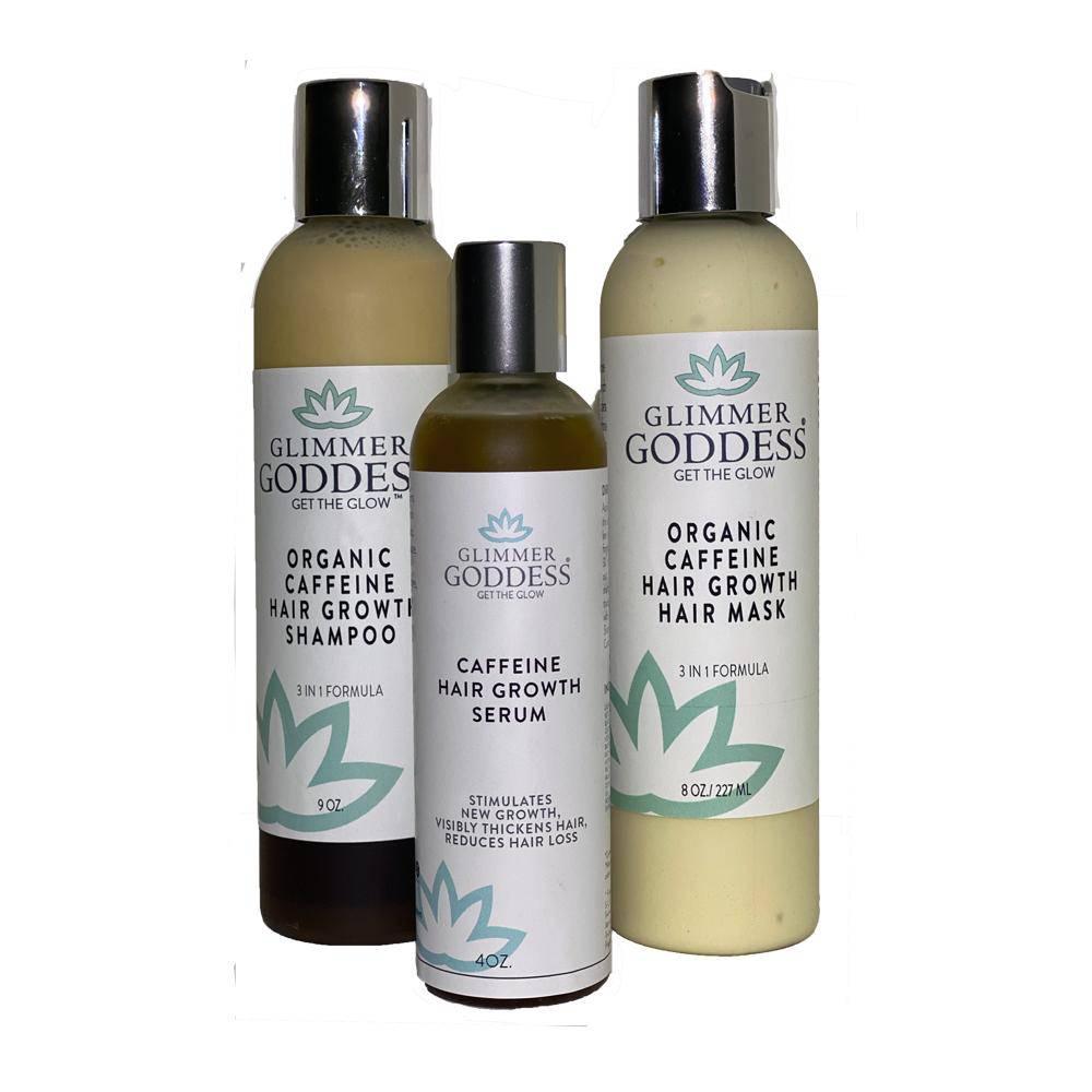 Organic Caffeine Hair Growth Trio - Puritific