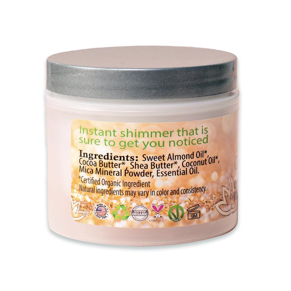 Organic Shimmering Whipped Body Butter - Puritific