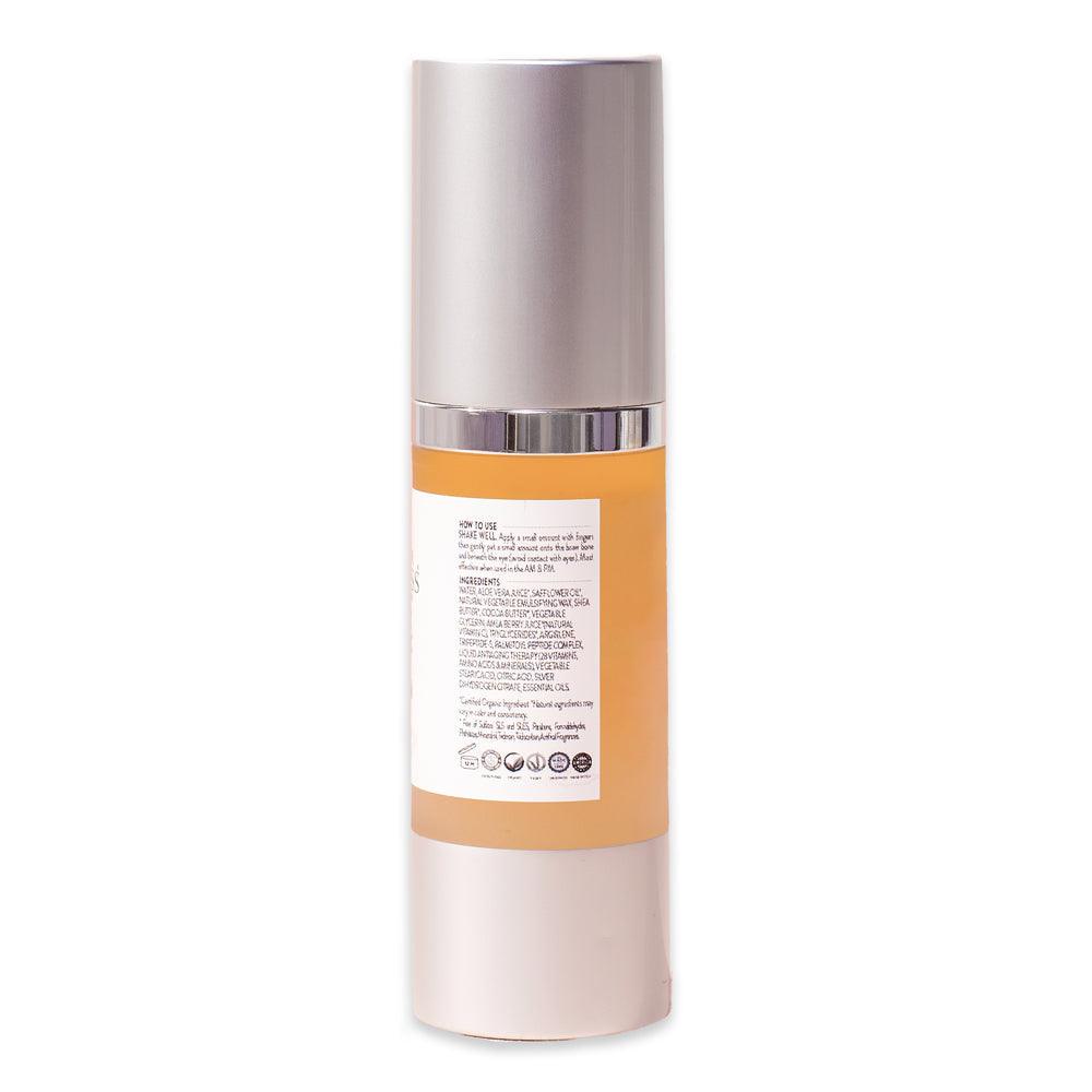 Organic Vitamin C Peptide Eye Serum - Diminish Dark Circles - Puritific