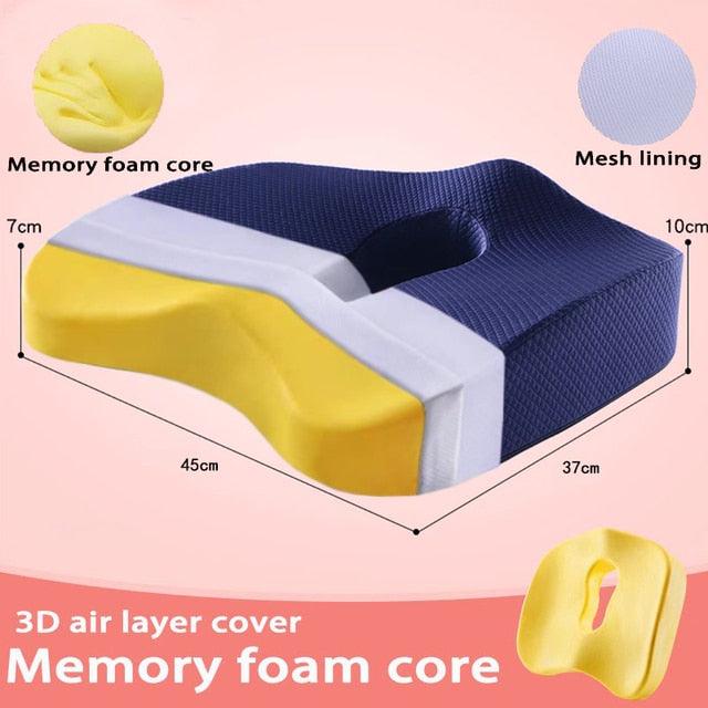 Orthopedic Pillow Memory Foam Seat Set - Puritific