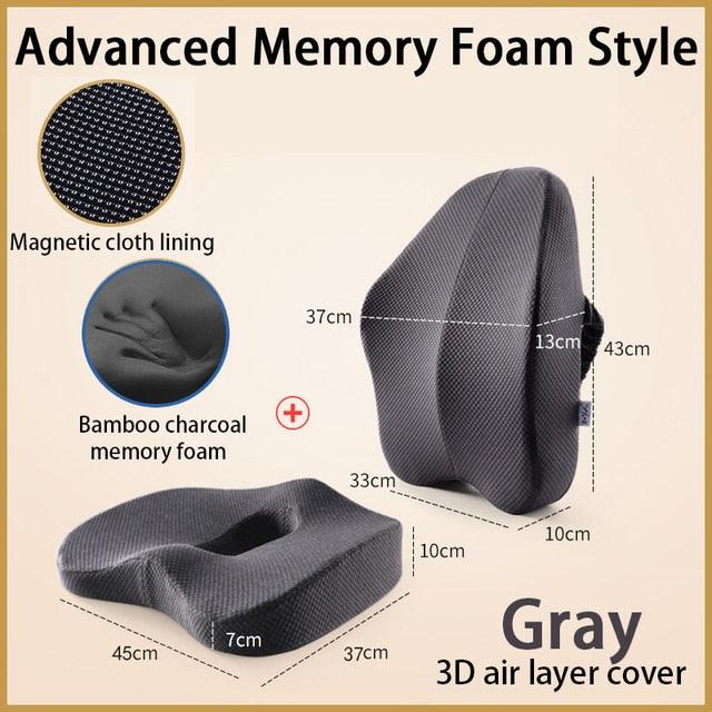 Orthopedic Pillow Memory Foam Seat Set - Puritific