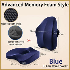 Orthopedic Pillow Memory Foam Seat Set - Puritific