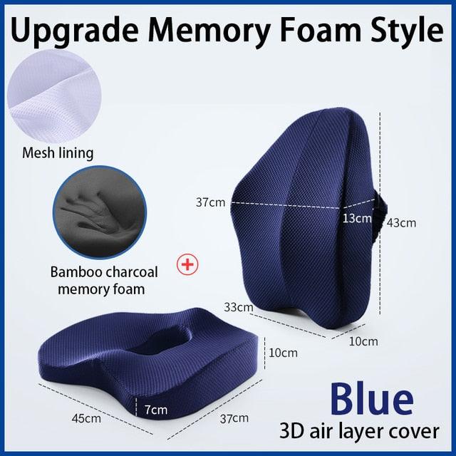 Orthopedic Pillow Memory Foam Seat Set - Puritific