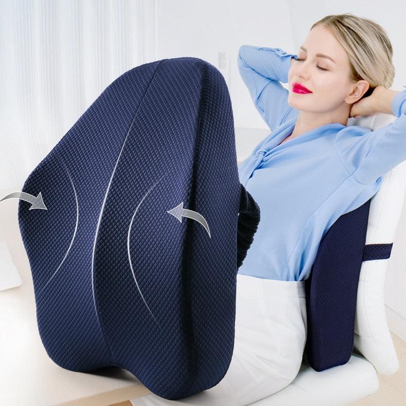 Orthopedic Pillow Memory Foam Seat Set - Puritific