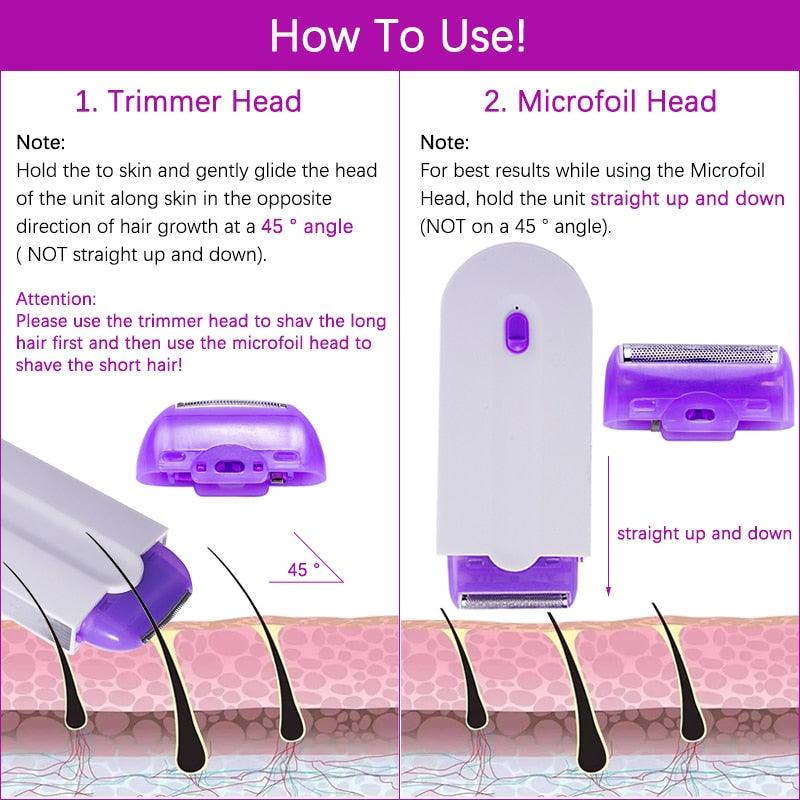 Painless Hair Removal Laser Kit - Puritific