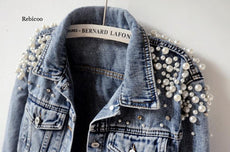 Pearl Casual Denim Jacket for Women - Puritific