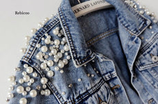 Pearl Casual Denim Jacket for Women - Puritific