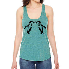 Penguin high five racerback - Puritific