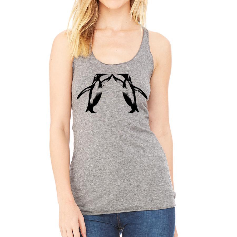 Penguin high five racerback - Puritific