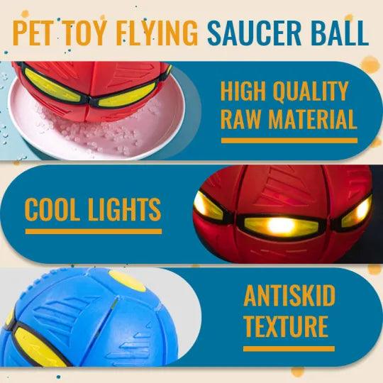 Pet Flying Saucer Ball - Puritific