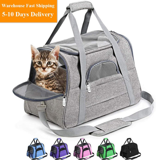 Pet Messenger Carrier Travel Bag - Puritific