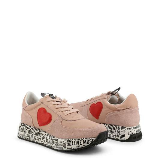 Pink Heart Sneakers - Puritific