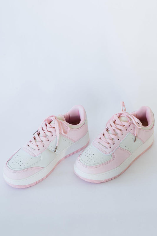 Pink Platform Sneakers - Puritific