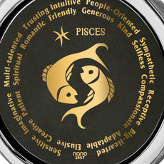 Pisces Necklaces for Lovers of the Zodiac 24k Gold Inscribed - Puritific