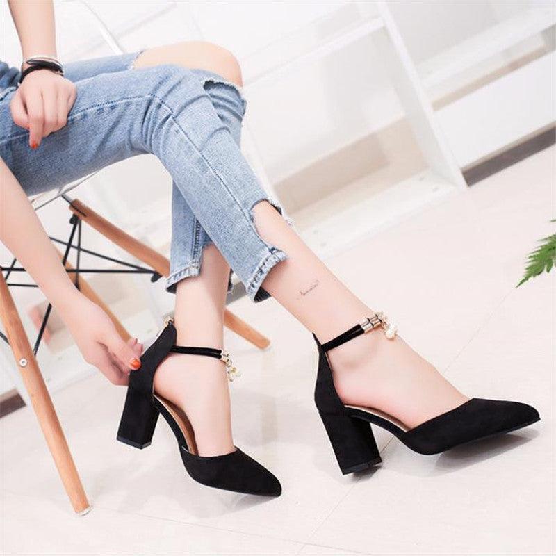 Pointed Toe Pumps Dress Shoes - Puritific