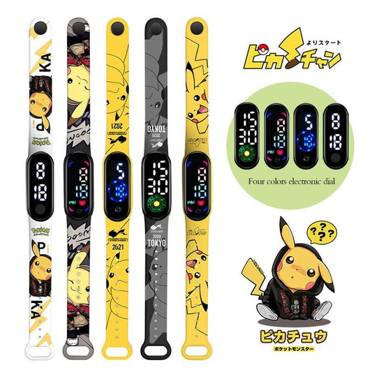 Pokémon Pikachu Printed Electronic Watch - Puritific