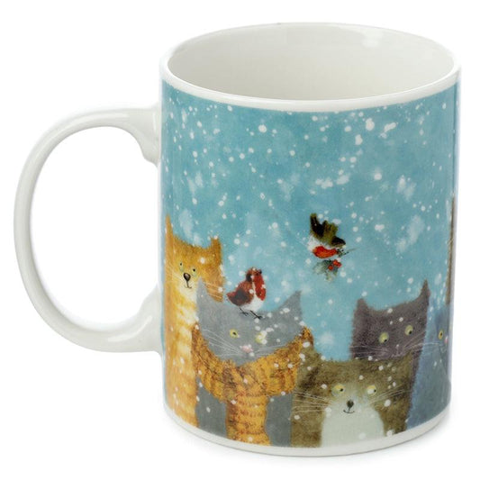 Porcelain Mug - Jan Pashley Christmas Cats XMUG65-0