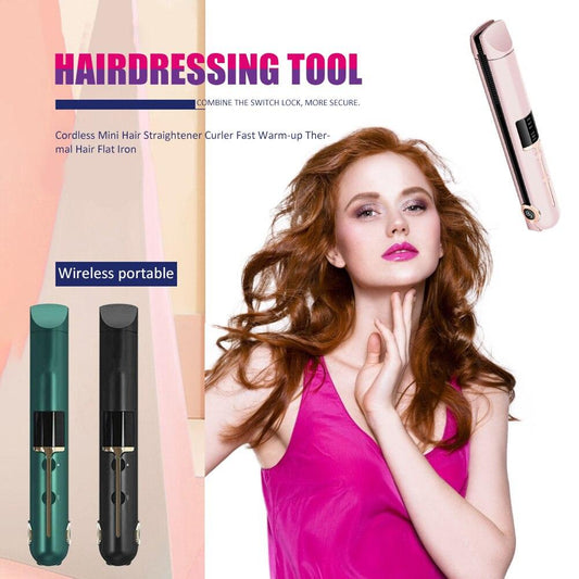 Portable Hair Curler Straightener - Puritific