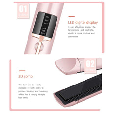 Portable Hair Curler Straightener - Puritific