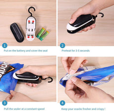 Portable Mini Bag Sealer Food Vacuum - Puritific