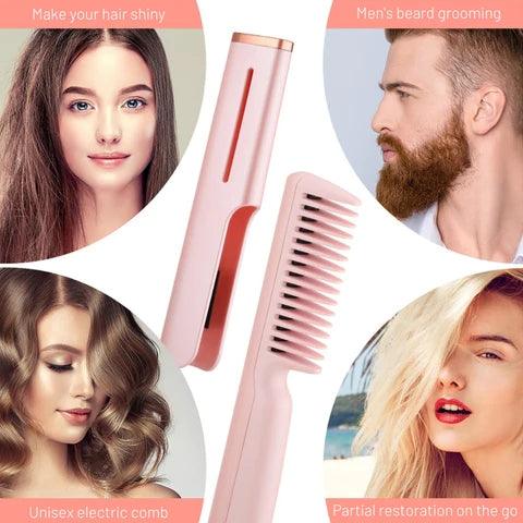 Portable Straightening Hair Comb - Puritific