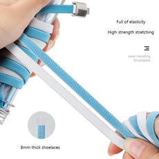 Press Lock Shoelaces without Ties - Puritific